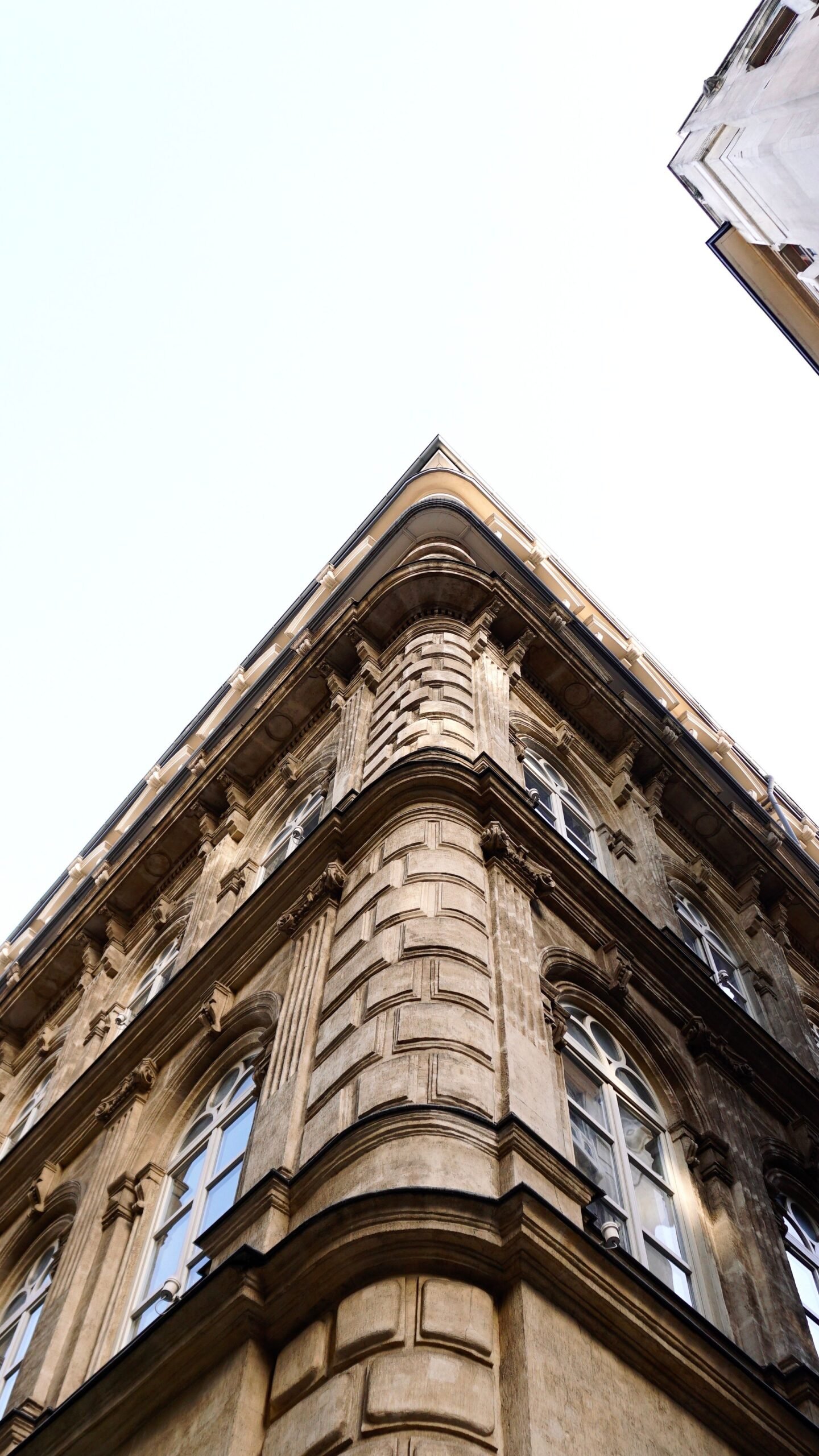 Détail architectural d'un immeuble résidentiel